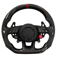 Volant de voiture personnalisé en fibre de carbone pour Audi A4 B9 A5 B8 Q3 A3 S5 B8.5 S3 A6 C7 S4 B9 Q2 A7 S4 A3 R8 8y C8 Q5 SQ5 A8 D3 D4 rs