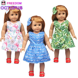 Ropa de muñeca americana dulce de 18 pulgadas <span class=keywords><strong>para</strong></span> nuevas niñas, Mini modelo de moda de juguete en plástico, accesorios de moda <span class=keywords><strong>para</strong></span> niñas recién nacidas - Product Image 4