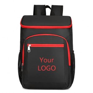 Custom Logo Printed Soft Leakproof Lunch Bags Thermal PEVA Lining Outdoor Picnic Insulated <b>Cooler</b> <b>Backpack</b> Bag - Product Image 1