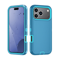 Coque de protection robuste antichoc pour iPhone 18 Pro Max 17 Air 16 15 Plus 14 13 mini 12 Defender 3 en 1, MOQ 500