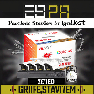 CCTV <strong>Camera</strong> System Security <strong>Camera</strong> Motion Detection Two-Way Audio <strong>WiFi</strong> <strong>Enabled</strong> Waterproof for Indoor/Outdoor Survei llance Use - Product Image 4