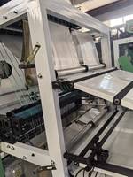 Machine de fabrication de sacs en plastique, sacs en néoprène, double couche, à quatre lignes, scellage du fond, nylon
