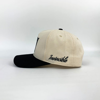 Gorra Deportiva de 5 Paneles con Visera Plana para Hombre, Diseño de Puntos, Tela Oxford, Bordado a Mano, Estilo Dobby, para Golf y Béisbol