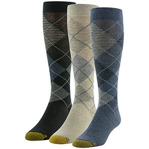Men's <b>Knee</b> <b>High</b> <b>Socks</b> Cotton Blend Breathable Moisture Wicking Casual Business Sports <b>Socks</b> - Product Image 1