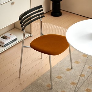 Scandinavian Modern <b>Backrest</b> Chair Solid Wood Dining Chair Home Use Simple Light Luxury Design - Product Image 2