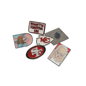 เข็มกลัดการ์ตูนอนิเมะแนวอินเทรนด์ป้ายโลหะผสมสังกะสีปรับแต่งได้ป้ายป้ายป้ายชื่อกลวงหมุดเคลือบเหล็กวาดด้วยมือ - Product Image 5