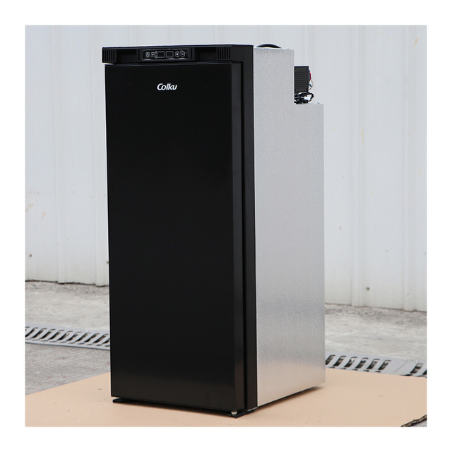 New Arrival Dual Temperature Control 12V Compressor Type Rv Refrigerator 90L Upright Car Fridge with Freezer