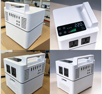 Station d'alimentation portable à onde sinusoïdale pure 300W 192Wh LiFePO4 MPPT avec lumière LED pour camping et secours d'urgence