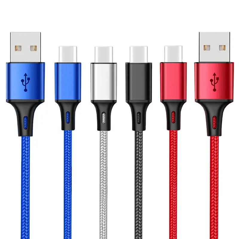 Dữ Liệu Sạc Nhanh 3M 10ft Bộ Sạc USBC Nylon Bện Loại C Dây Cáp USB C