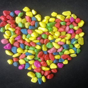 Đầy màu sắc nhỏ đá potting thoáng khí mọng nước bể cá trang trí điền chậu cây lát đá dưới sỏi sỏi sỏi - Product Image 1