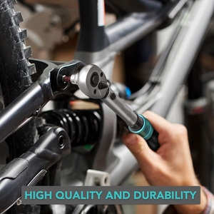 14 Uds 1/4 "1-25nm llave dinamométrica Doble escala 3% precisión trinquete bidireccional para bicicleta coche taller Diy - Product Image 5