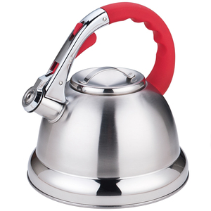 Color rosa encapsulado Fondo Cocina de Inducción usar agua de cocina de Metal OEM tetera Wistling hervidor de agua - Product Image 3