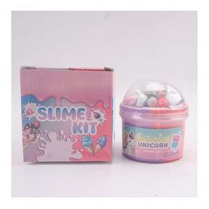 Kit de Slime Ecológico DIY Popular al por Mayor, con Aditivos Brillantes Suaves y Coloridos, Diseño de Helado, Juguete Certificado Seguro para Niños - Product Image 5