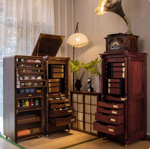 Armoire de rangement multifonctionnelle en bois massif, meuble de bureau, armoire de rangement pour bureau, armoire spécifique pour le dentaire - Product Image 2