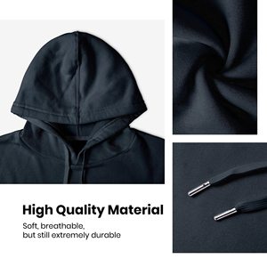 Áo hoodie nam nữ in logo tùy chỉnh OEM, thiết kế chữ, in 4 mặt, chất lượng cao, bán buôn - Product Image 6
