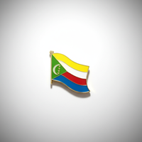 GREPAS GIFTS Épinglette drapeau des Comores de 1 pouce, épinglette patriotique mondiale pour chapeau