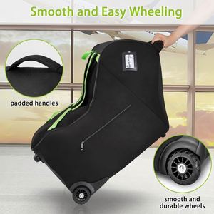 Housse de siège auto de voyage pour avion de qualité supérieure certifiée BSCI avec sangles de sac à dos, sac de voyage pour siège auto bébé au design exceptionnel - Product Image 2