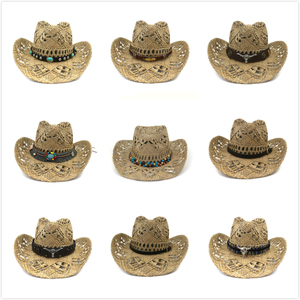 Sombrero de Vaquero de Paja Natural, Estilo Nuevo, Cómodo, Sombreros Mexicanos de Paja, Sombrero de Sol de Paja - Product Image 6