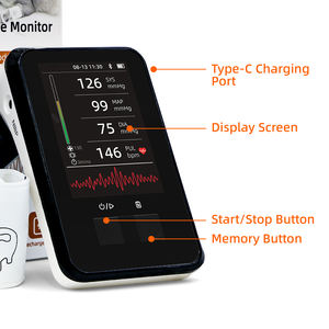 손바닥 크기의 가정용 반려동물 혈압계 (강아지, 고양이용 디지털 NIBP 수의학 모니터, 내장 배터리 포함) - Product Image 6