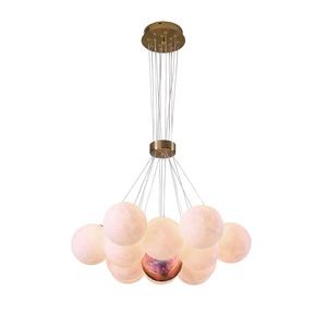 Phong Cách Bắc Âu <span class=keywords><strong>3D</strong></span> In Ấn Hành Tinh LED Pendant Lights Hội Trường Khách Sạn Phòng Khách Trang Trí Phòng Ngủ Đèn Treo Thiết Bị Chiếu Sáng - Product Image 1