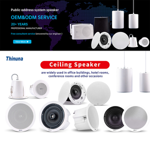 Thinuna MS-6CT PA địa chỉ công cộng hệ thống âm thanh hai cách đồng trục được xây dựng trong loa trần 30 Watt phòng họp loa trần - Product Image 6