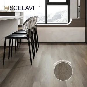 Herringbone Wood Texture Unilin Click Spc Flooring Pvc Interlocking Plastic Flooring Commercial Luxury Vinyl Plank Flooring