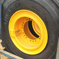 Pneu 29.50-25 25-25.00/3.5 pour chargeuse sur pneus, ensemble jante et pneu, équipement de construction, jante Catt 740