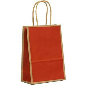 Medium Kraft Paper Bags with Handles Grocery Shopping Retail Bags Party <b>Wedding</b> Birthday Gift Bags Luxury Packaging Paper Bag - Product Image 1