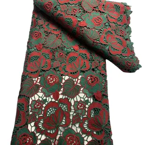 Encaje Soluble en agua suave de alta calidad, el más nuevo cordón grande, tela Aso Ebi, elegante y cómodo Colthe para vestido de novia - Product Image 1