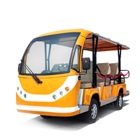 Nouvellement conçu alimenté par batterie au lithium 8 places 14 places passager véhicule urbain navette touristique Mini voiture de tourisme électrique