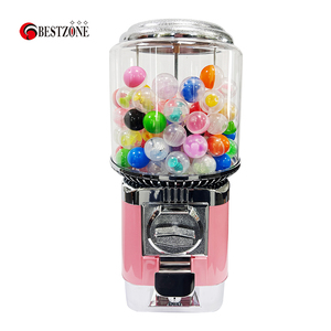 Plastic Toys Gift Machine MINI Small Round Capsule Machine Coin-operated Candy Chewing Gum Vending Machine for 25-30mm - Product Image 1