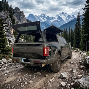 Retráctil Manual impermeable con cerradura Pickup Hardtop 3 puertas dosel trasero Tailbox plegable Tonneau Roller Cover para - Product Image 3