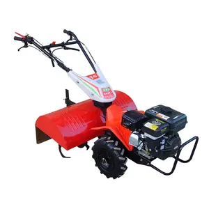 Hand-Pushed Tiller, Cultivator, Tilling Machine, Loosener, Scarifier, Ripper, Soil Pulverizer