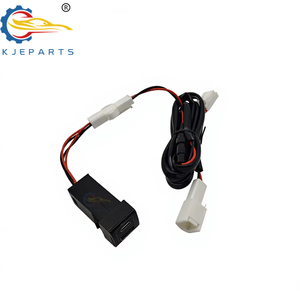 토요타 RAV4 대시보드용 차량 USB-C PD 고속 충전 소켓 배선 하네스 연장 룸(퓨즈 홀더, 컨트롤 스위치 포함) - Product Image 1