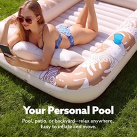 Lit flottant gonflable personnalisé en PVC pour piscine extérieure, avec dossier pour adultes, pour bronzer, tailles L et XL