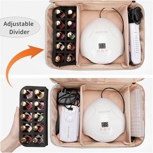 Échantillon Gratuit : Sacs de Transport Portables et Imperméables Personnalisés, Robustes, pour 40 Bouteilles de Vernis à Ongles, Sac de Transport pour Vernis à Ongles - Product Image 2