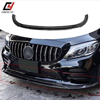 Lèvre de pare-chocs avant en fibre de carbone de haute qualité pour Mercedes Classe C W205 LCI C43 Sport Edition 2019-2021, accessoires de kit carrosserie