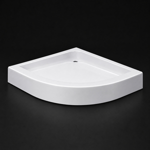 <span class=keywords><strong>Plato</strong></span> de <span class=keywords><strong>Ducha</strong></span> Acrílico Curvo de Perfil Bajo y Delgado de 700/900x700/900x135mm, Base de <span class=keywords><strong>Ducha</strong></span> Plana de Múltiples Tamaños para Cuarto de <span class=keywords><strong>Ducha</strong></span> - Product Image 3
