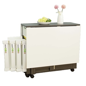 Bàn Ẩn Hiện Đại Bộ Bàn Ăn Thực Tế Với 4 Ghế Cho Phòng Ăn - Product Image 4