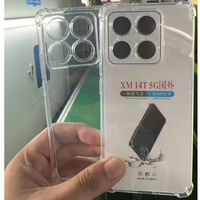 Coque de protection transparente antichoc souple en TPU de 1,5 mm pour téléphone portable Xiaomi 17 Pro Max 5G