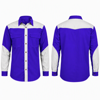 Combinaison de travail industrielle en coton avec logo personnalisé, haute visibilité, résistante aux acides, uniforme de mécanicien robuste, taille élastique, pour ouvrier d'usine, OEM