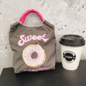 Sac de courses japonais écologique en nylon brodé pour les voyages quotidiens et l'utilisation en extérieur, possibilité de personnalisation et de vente en gros - Product Image 4