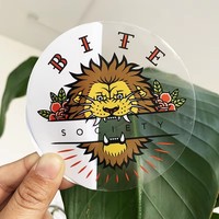 Autocollants en vinyle transparents découpés sur mesure avec finition de qualité supérieure, adhésif puissant, imperméables, pour une décoration amusante