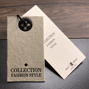 Thẻ Treo Giấy Trắng Thẻ Treo Logo Cắt Chết In <span class=keywords><strong>Offset</strong></span> Tùy Chỉnh Thiết Kế Mới Cho Quần Áo - Product Image 6