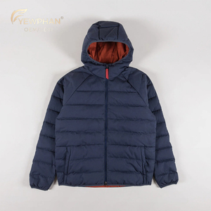 Cappotto Leggero da <span class=keywords><strong>Uomo</strong></span> Stile Trench in Tessuto Antivento con Imbottitura in Piumino d'Oca al 85% Perfetto per l'Inizio Inverno in Ambiente Urbano - Product Image 1