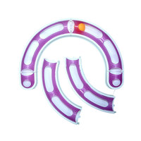 Nouveau Style en gros interactif interchangeable chat piste jouets animal de compagnie Puzzle jeu jouet chat jouant balle Tunnel chat jouets