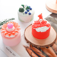 Bougie artisanale en cire de soja parfumée à la fraise de bonne qualité avec boîte cadeau de Noël