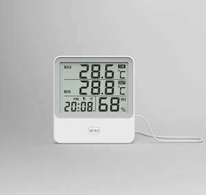 Higrômetro Termômetro Digital Doméstico Higrômetro Eletrônico Termômetro Interior Sala Interna Estação Meteorológica Despertador - Product Image 1