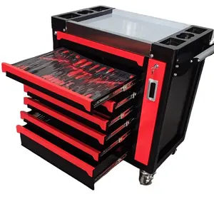 Сверхпрочный металлический шкаф для хранения в гараже, производство стального шкафа для инструментов с поддержкой OEM по индивидуальному заказу