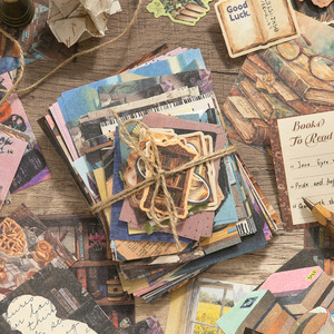100 hojas de papel decorativo retro vintage hecho a mano para álbumes de recortes DIY, base decorativa para proyectos de manualidades, Colección Recuerdos del Pasado <span class=keywords><strong>2.0</strong></span> - Product Image 3